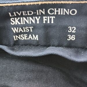 Banana Republic Navy Chino Pants Skinny Fit Navy Blue, Gently Used